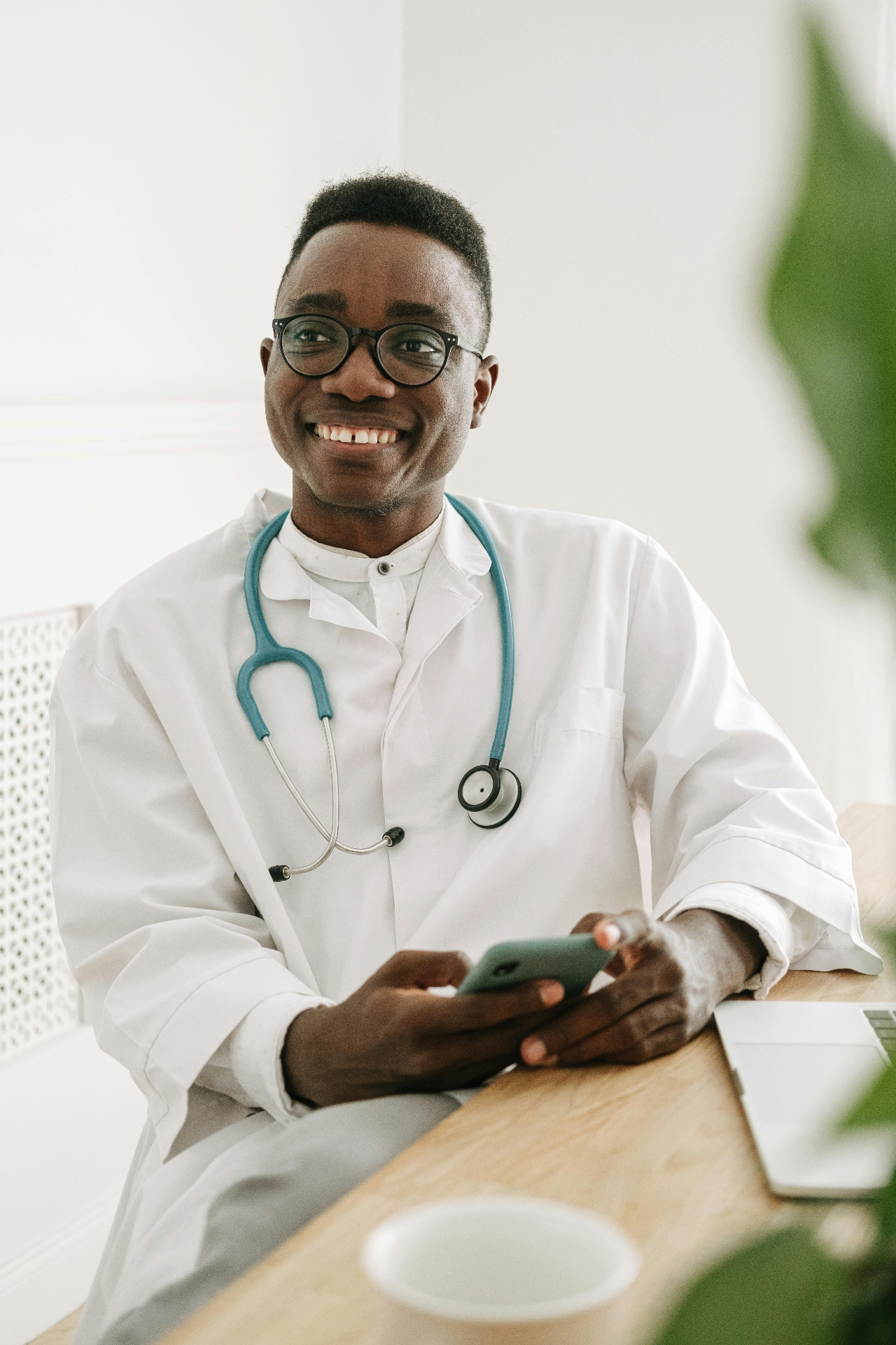 Healthcare professionals working together